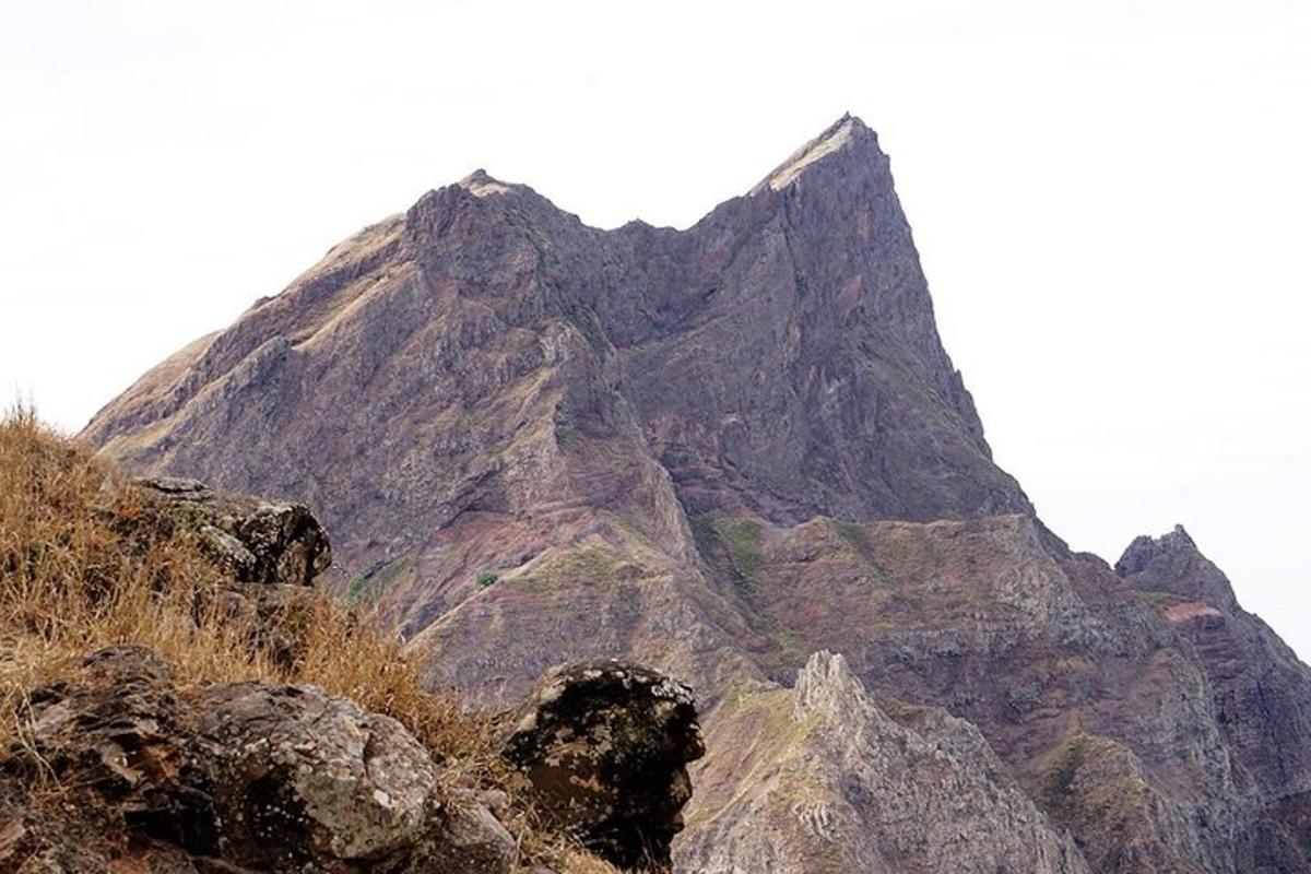 a mountain in the middle of a mountain