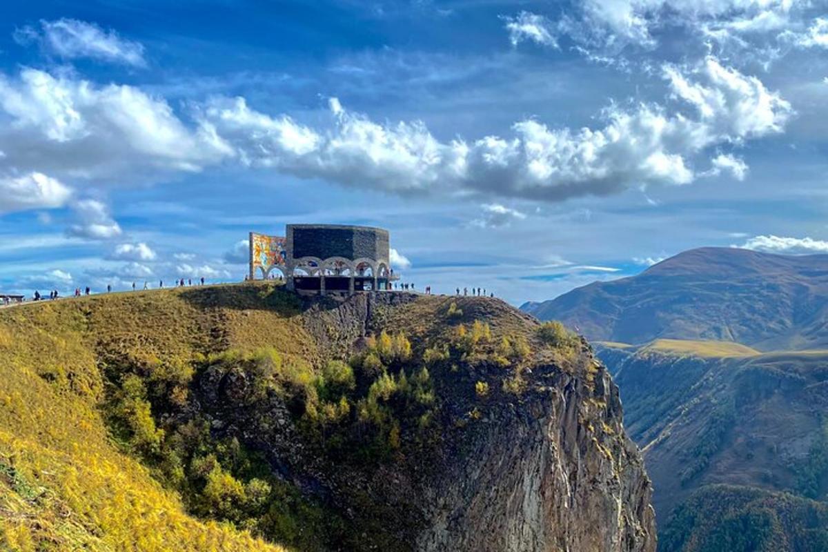 a building on the top of a mountain