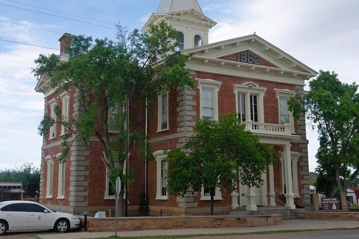 a building with a car parked in front of it