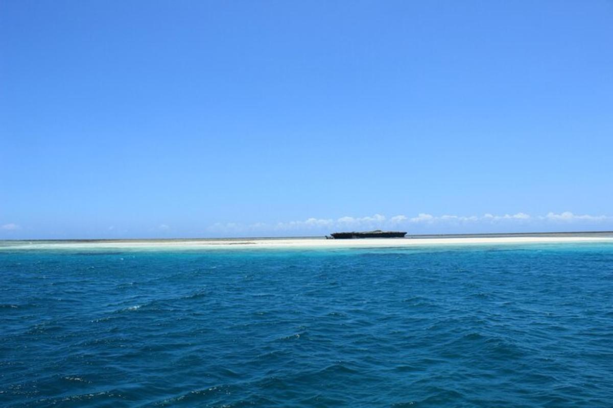 an island in the middle of a large body of water