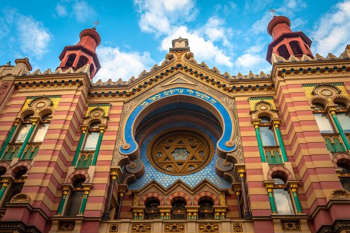 a building with a clock on the front of it