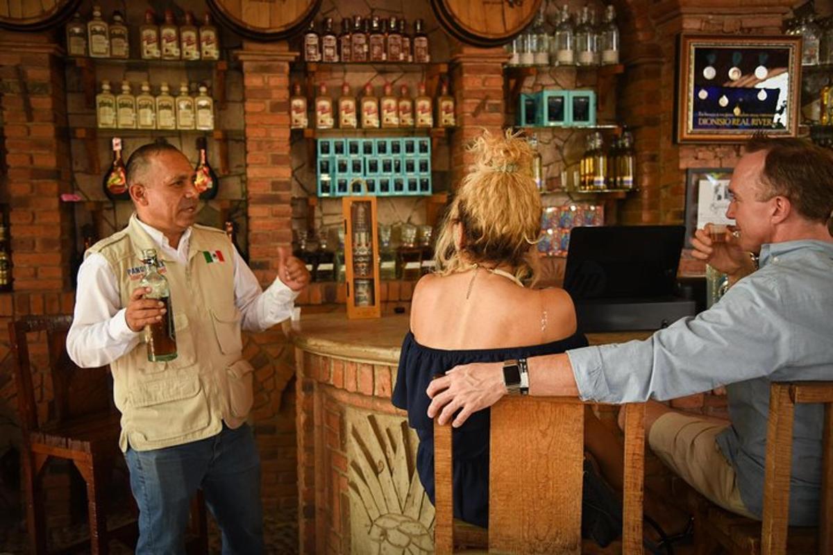a group of people drinking at a bar