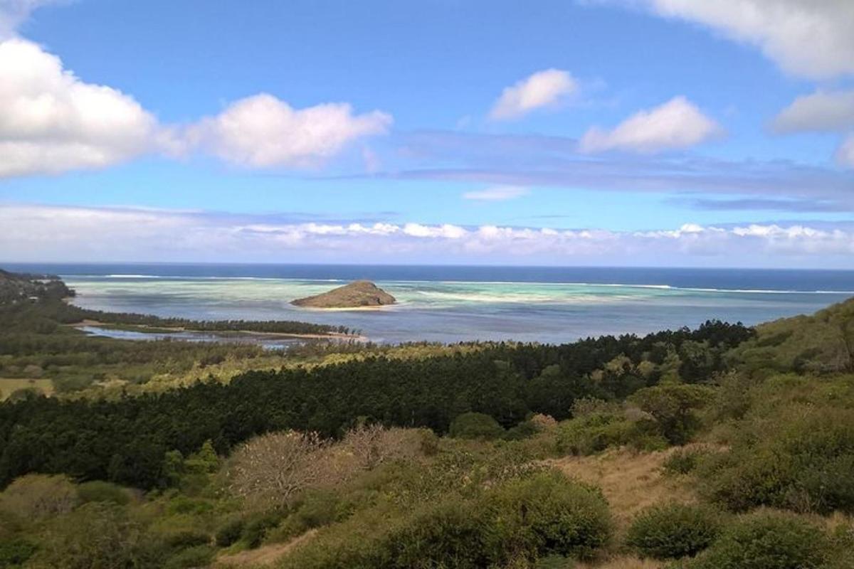 an island in the middle of a body of water
