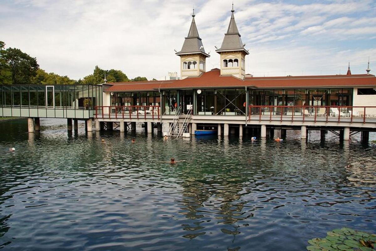 a building on a pier over a body of water