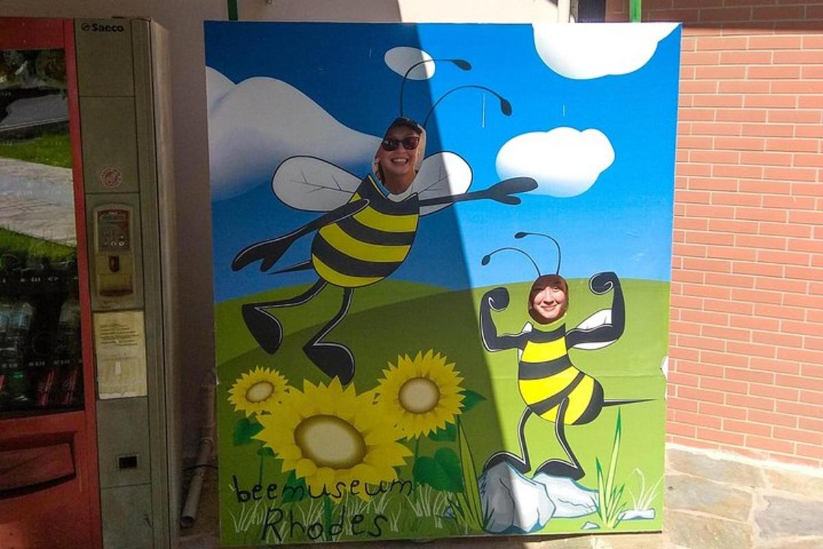 建筑物侧面的蜜蜂标志