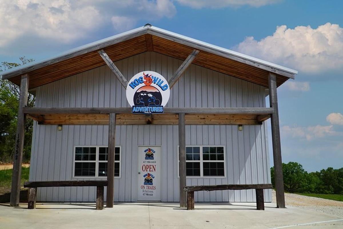 a large white building with a sign on it