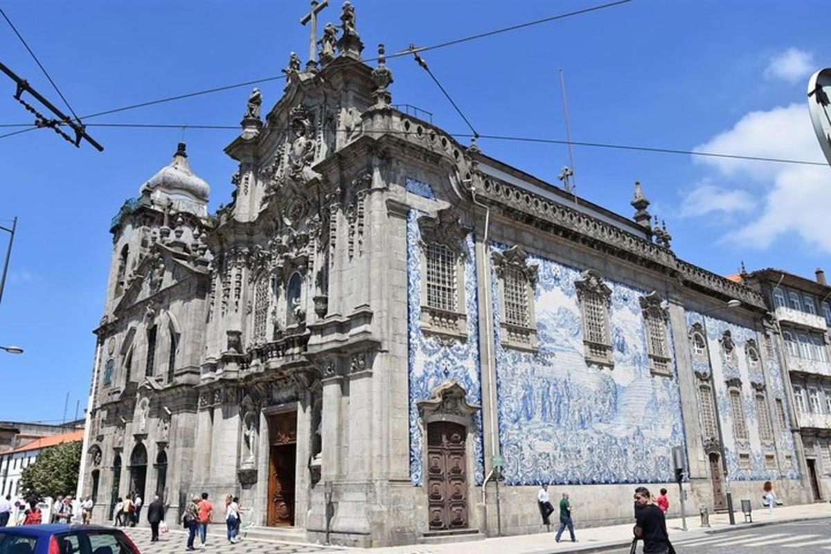 an old building with a mural on the side of it