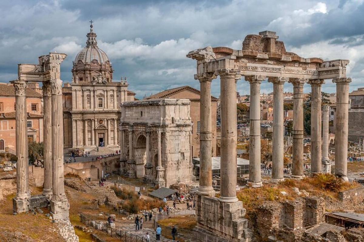 a view of the ruins of the ancient city