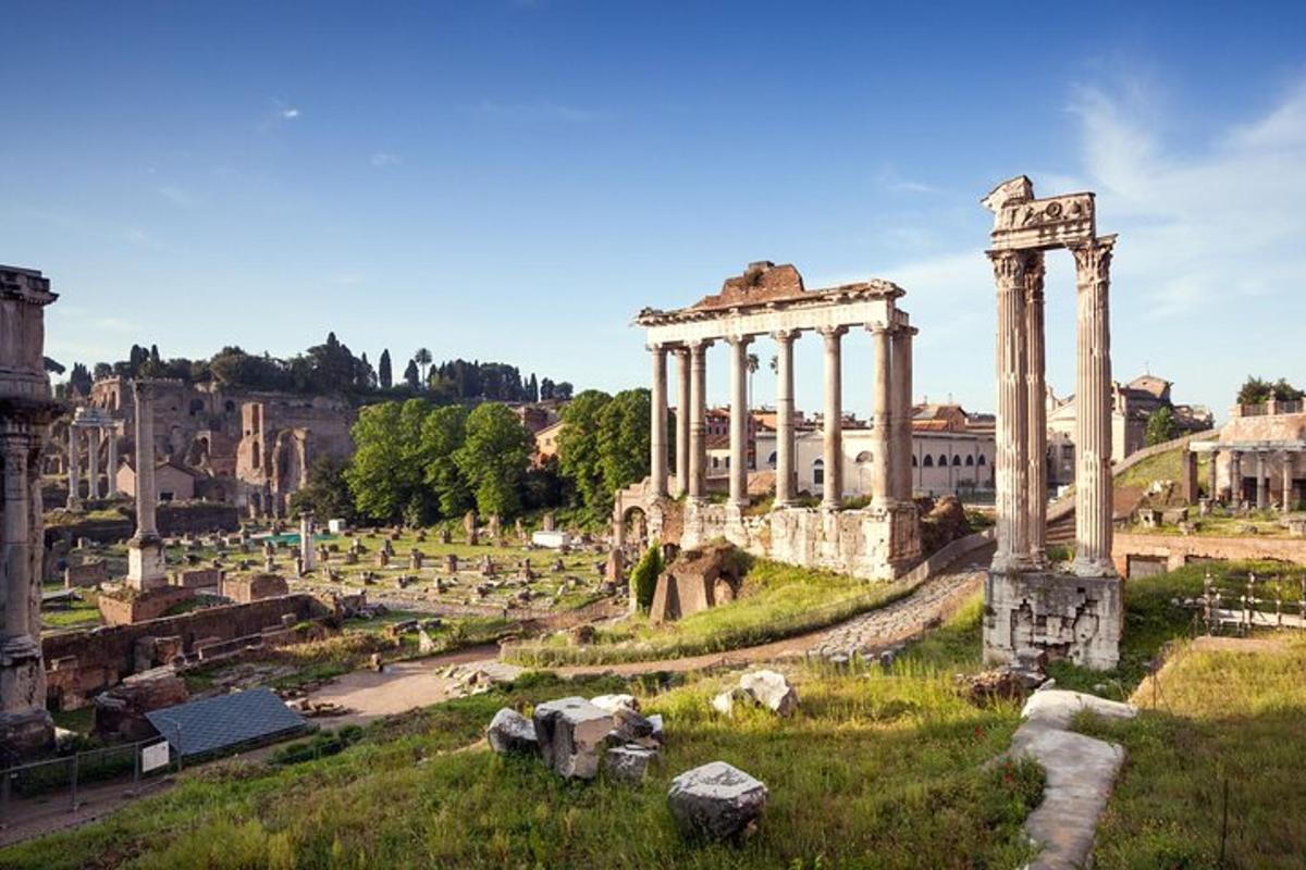 a view of the ruins of the ancient city