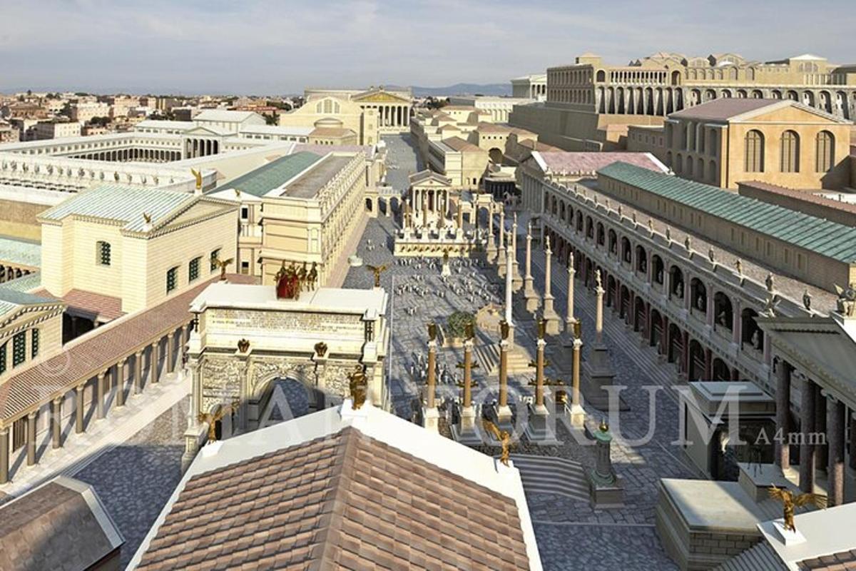 an aerial view of a city with buildings