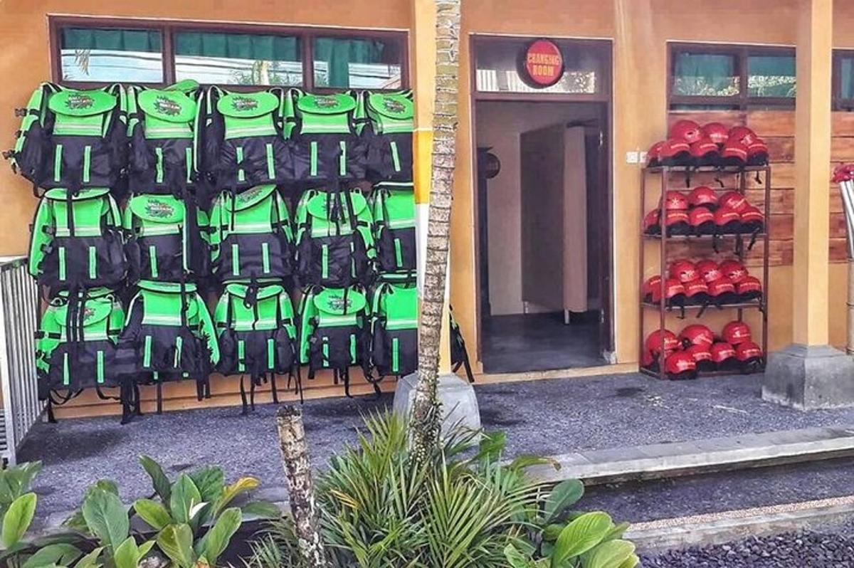Una tienda con un montón de manzanas verdes y rojas