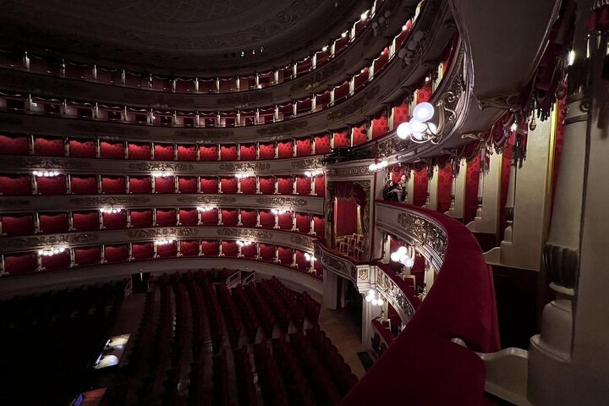 an aerial view of an auditorium of a theatre