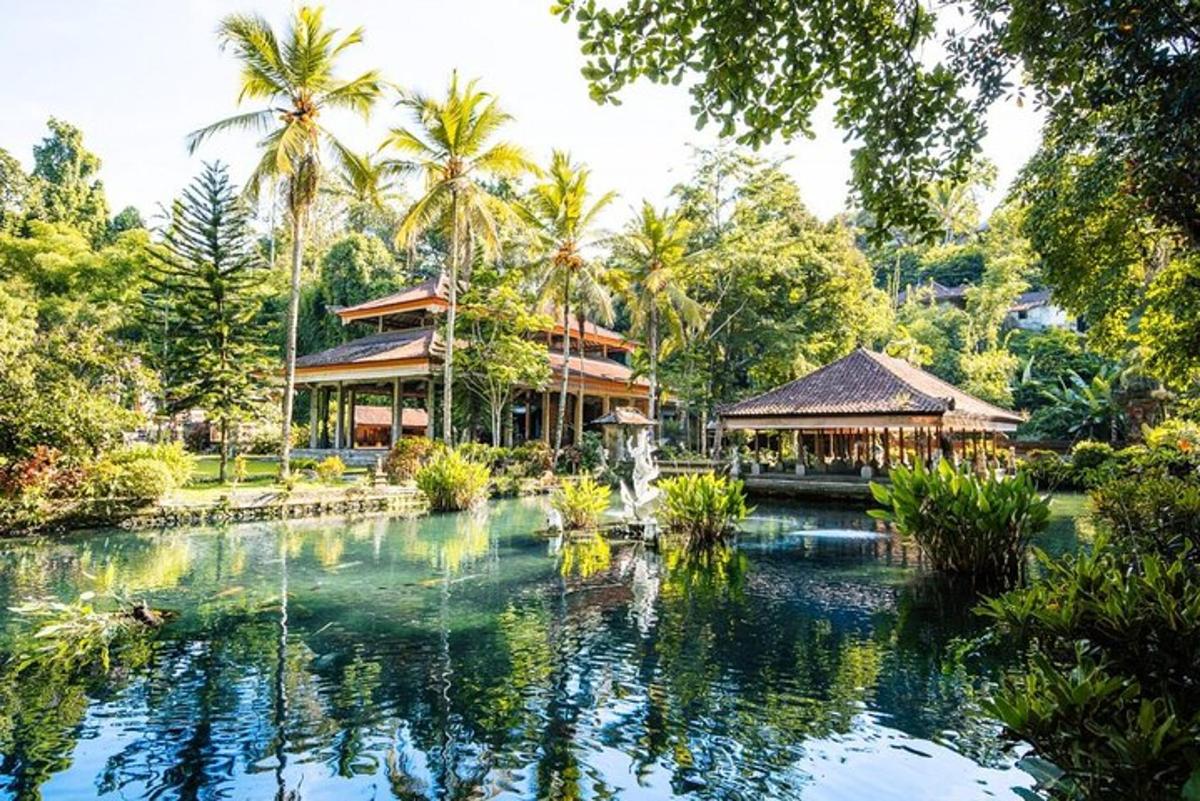 resort dengan kolam di hadapan bangunan