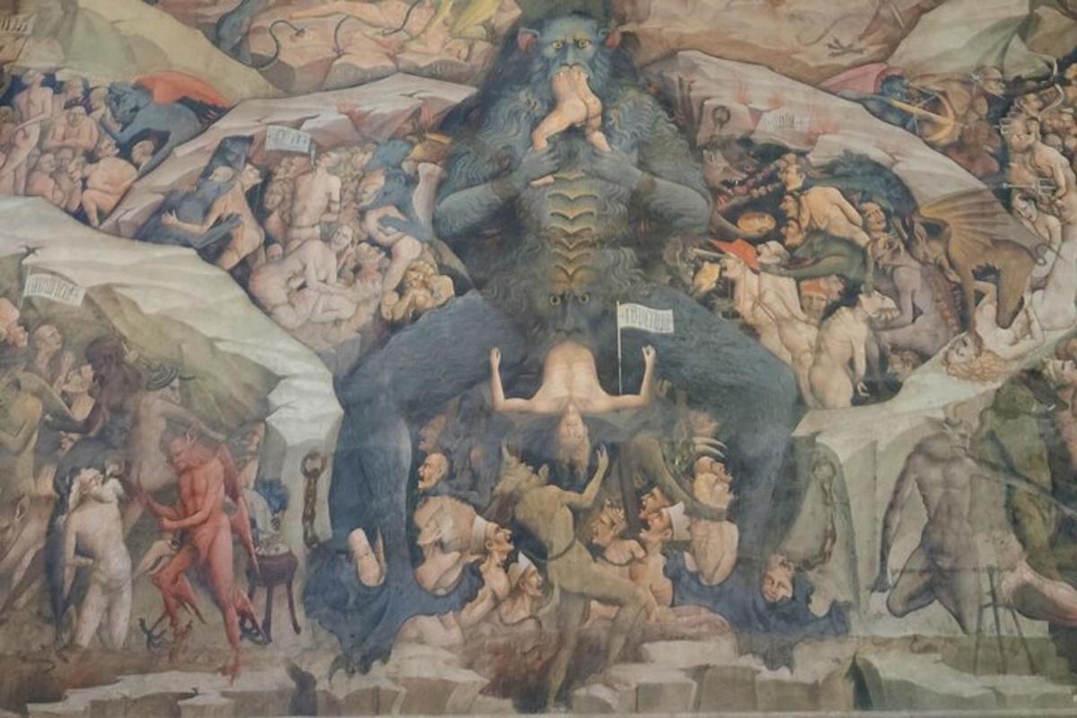nástěnná malba na zdi kostela s obrazem