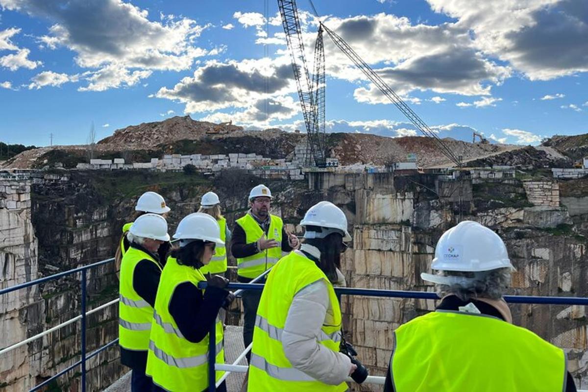 a group of construction workers on a construction site
