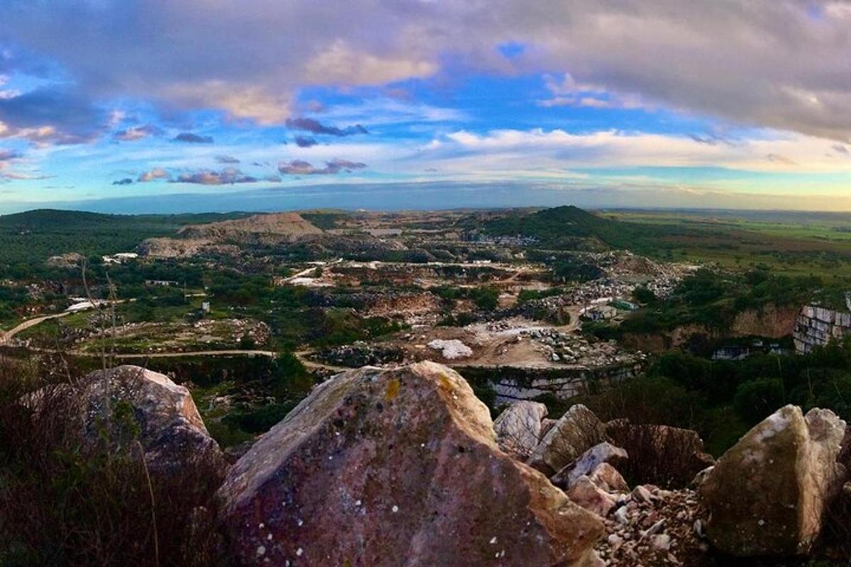 a view of a city from the top of a mountain