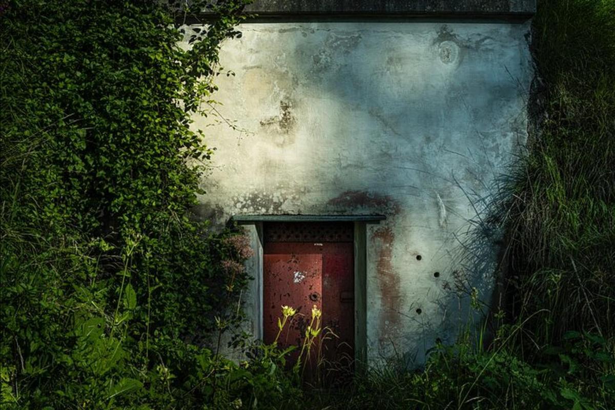 a door in the side of a building