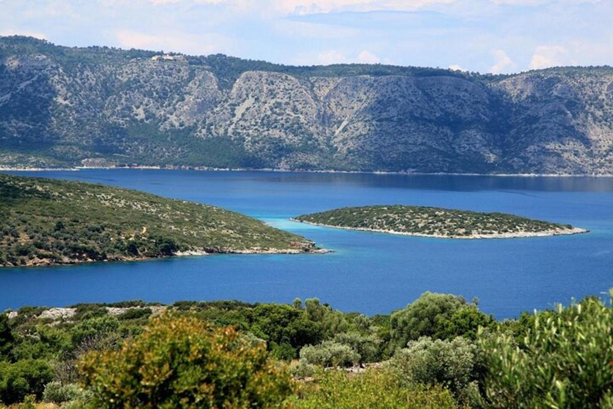 an island in the middle of a large body of water