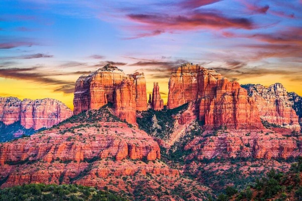 pohled na Grand Canyon při západu slunce
