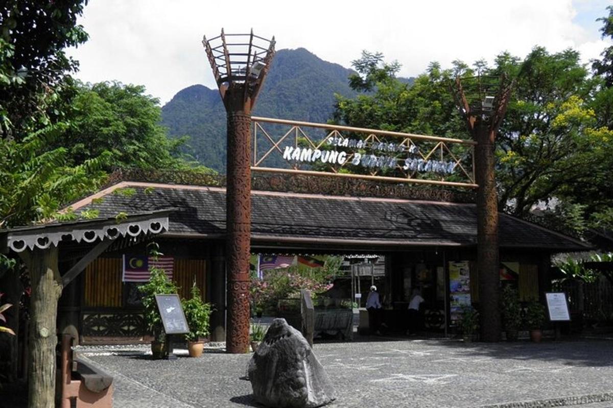 a building with a monkey statue in front of it