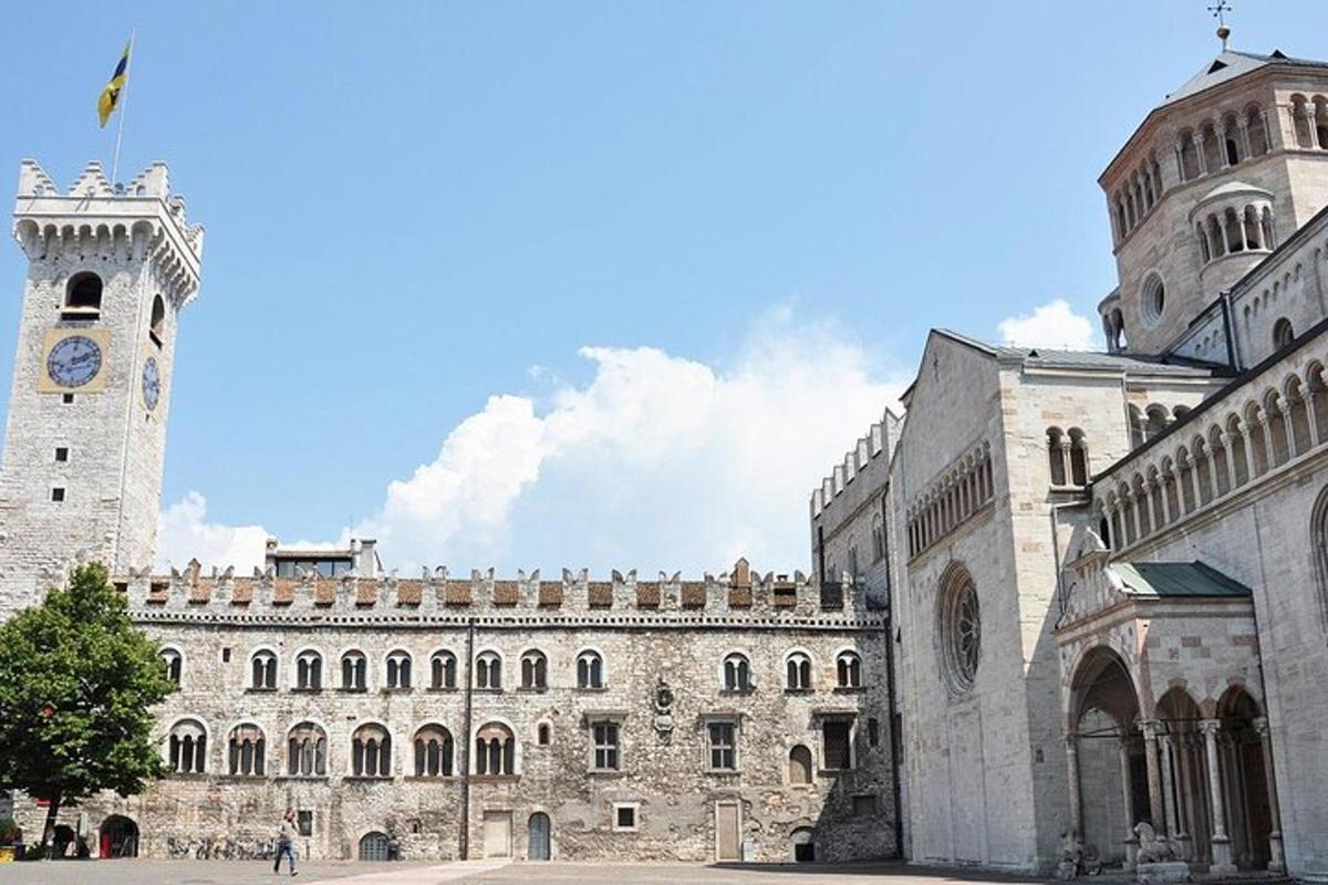 a large stone building with a clock tower