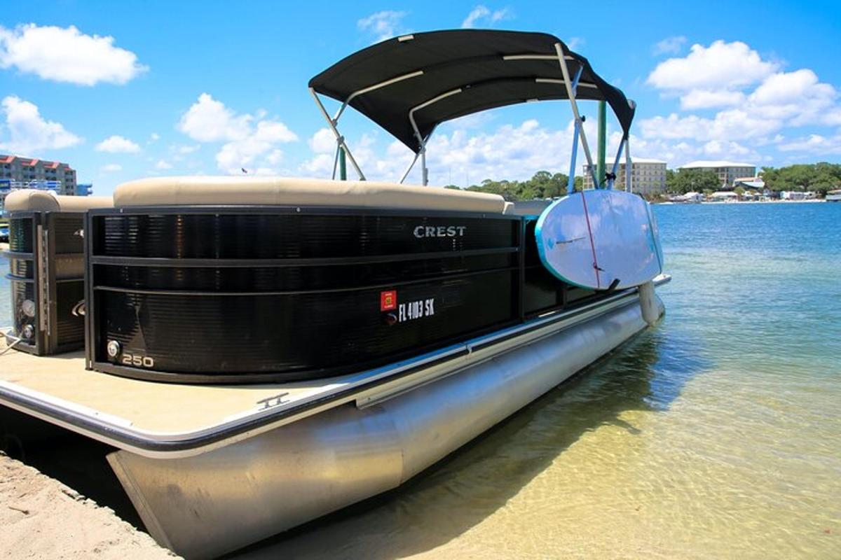 a boat that is sitting in the water