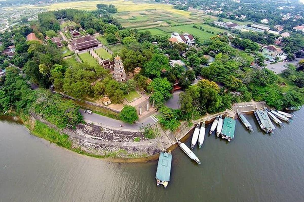 an island in the middle of a body of water