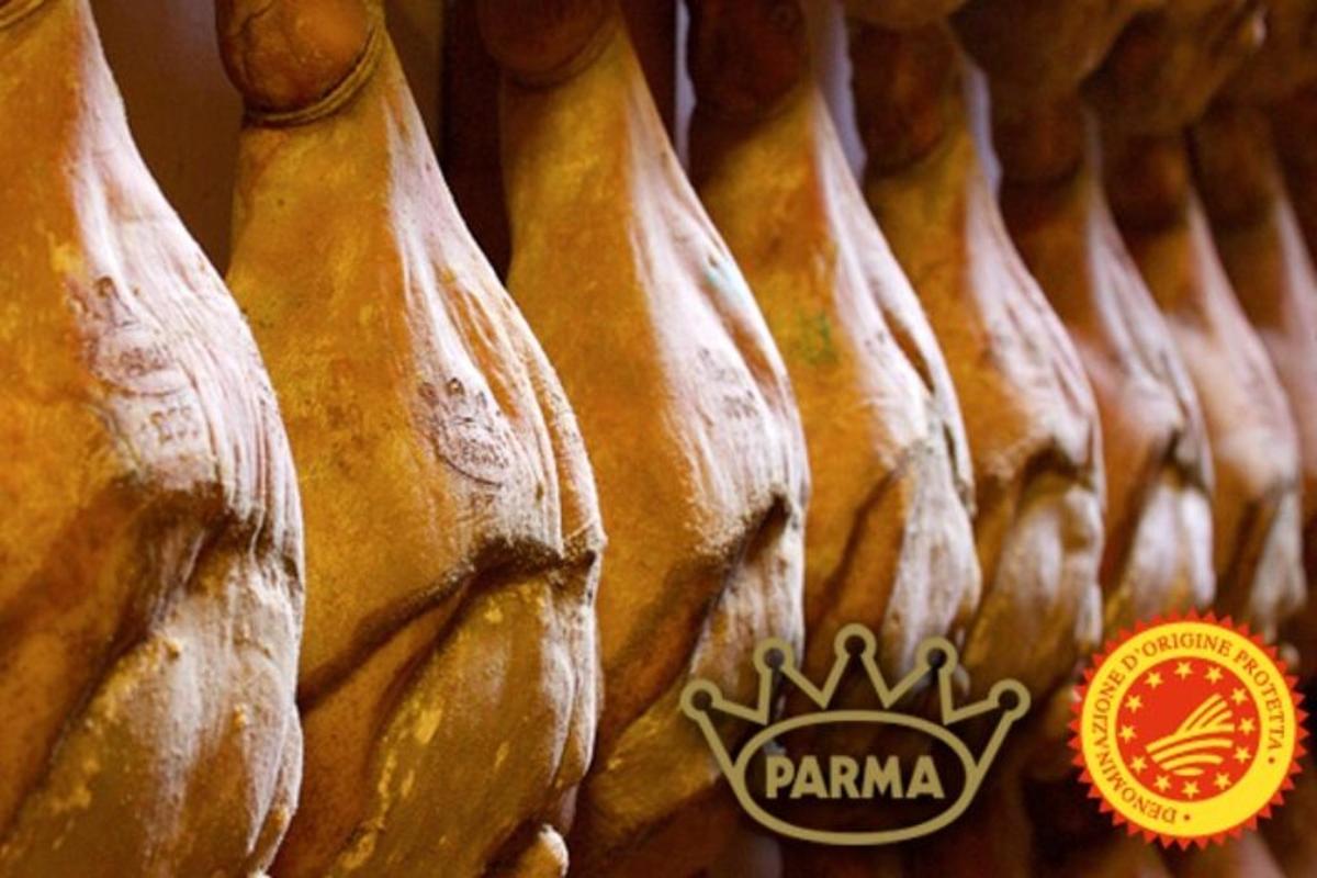 detailní záběr na hromadu bagelů s logem Panma