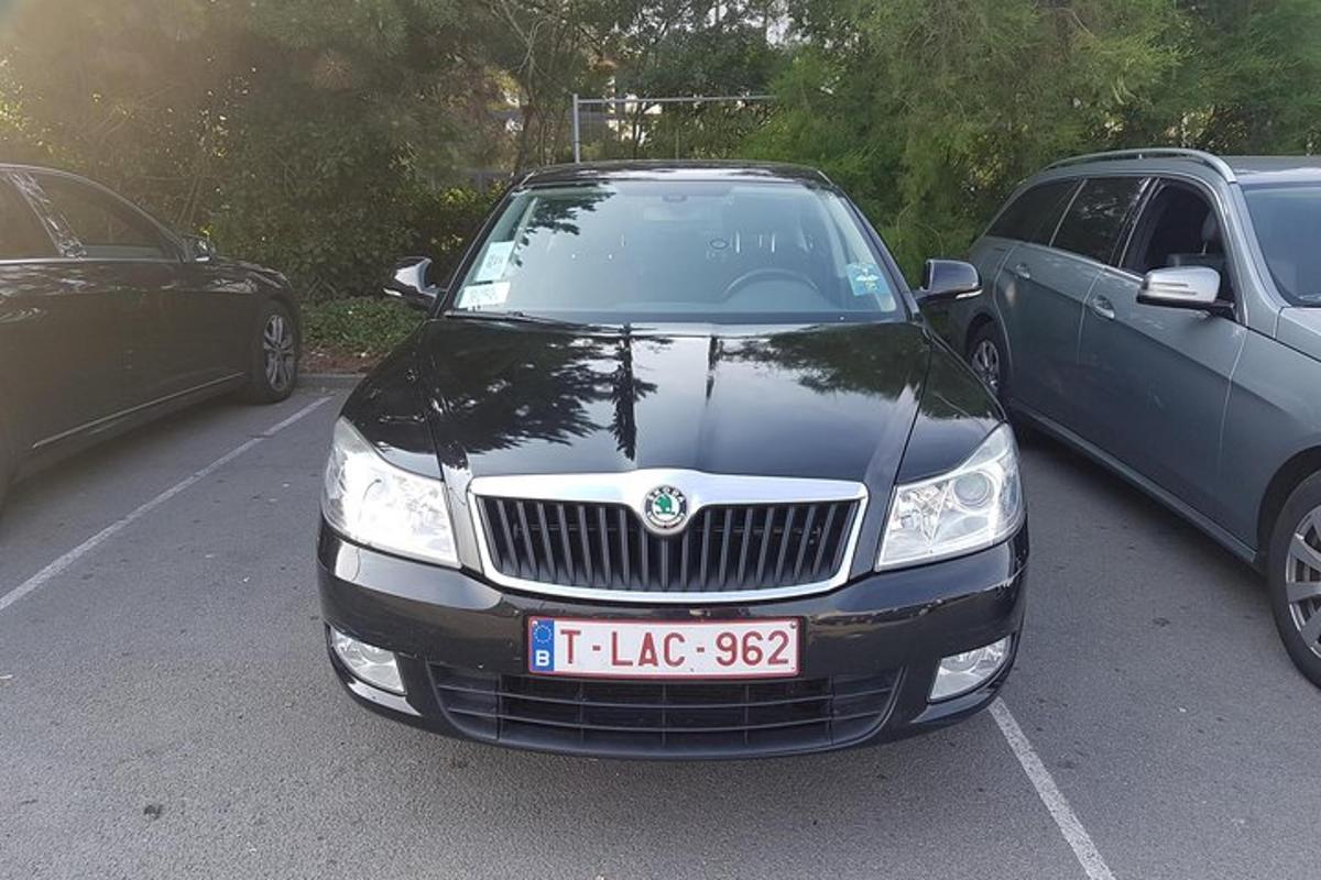 auto on pargitud parklasse