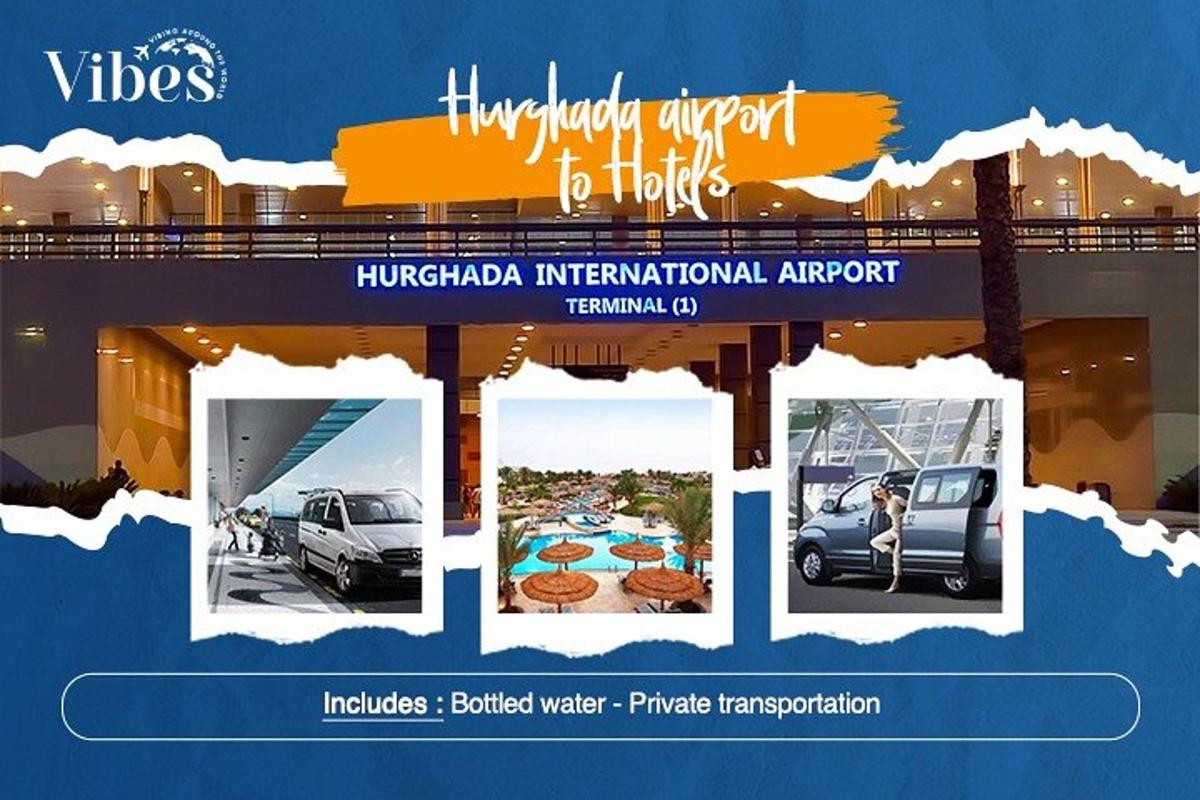una pancarta per a un hotel amb tres imatges de vehicles
