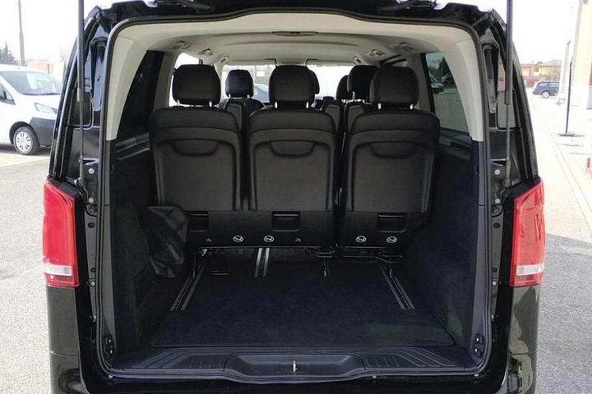 the back of a car with the trunk open