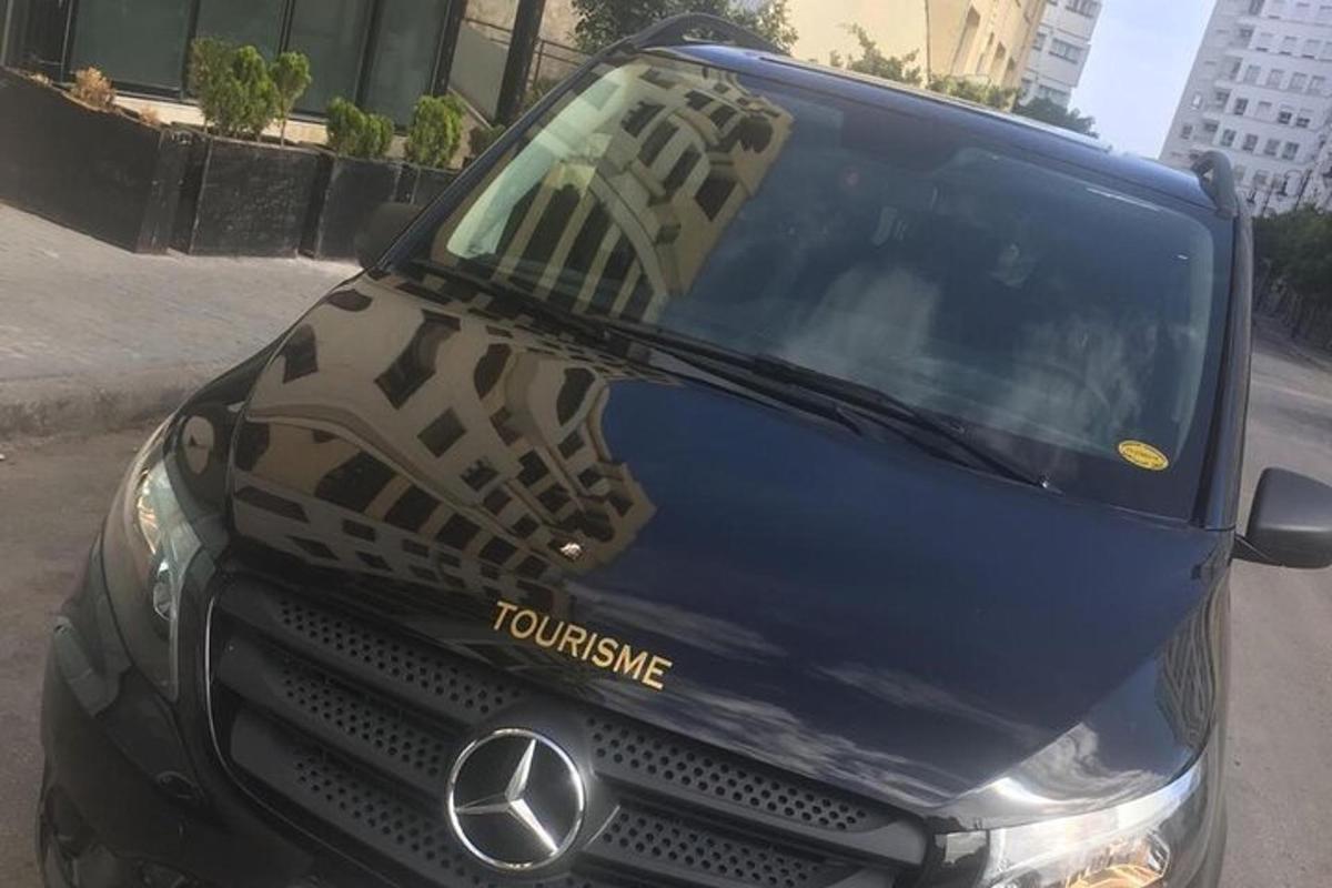 ein schwarzes Auto mit einem Gepardenmuster auf der Vorderseite