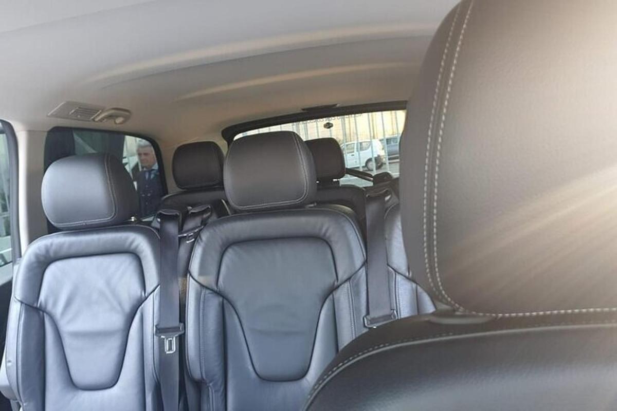 a view of the back seats of a car
