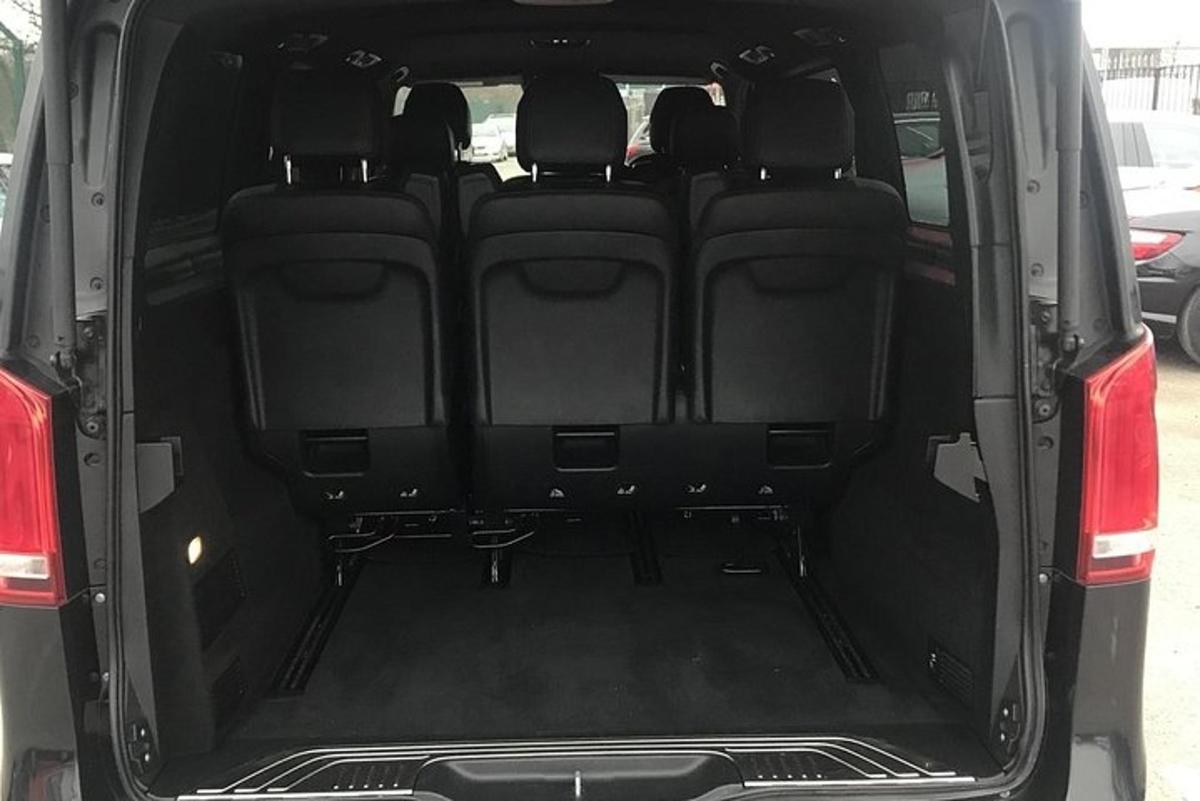 the back of a car with the trunk open