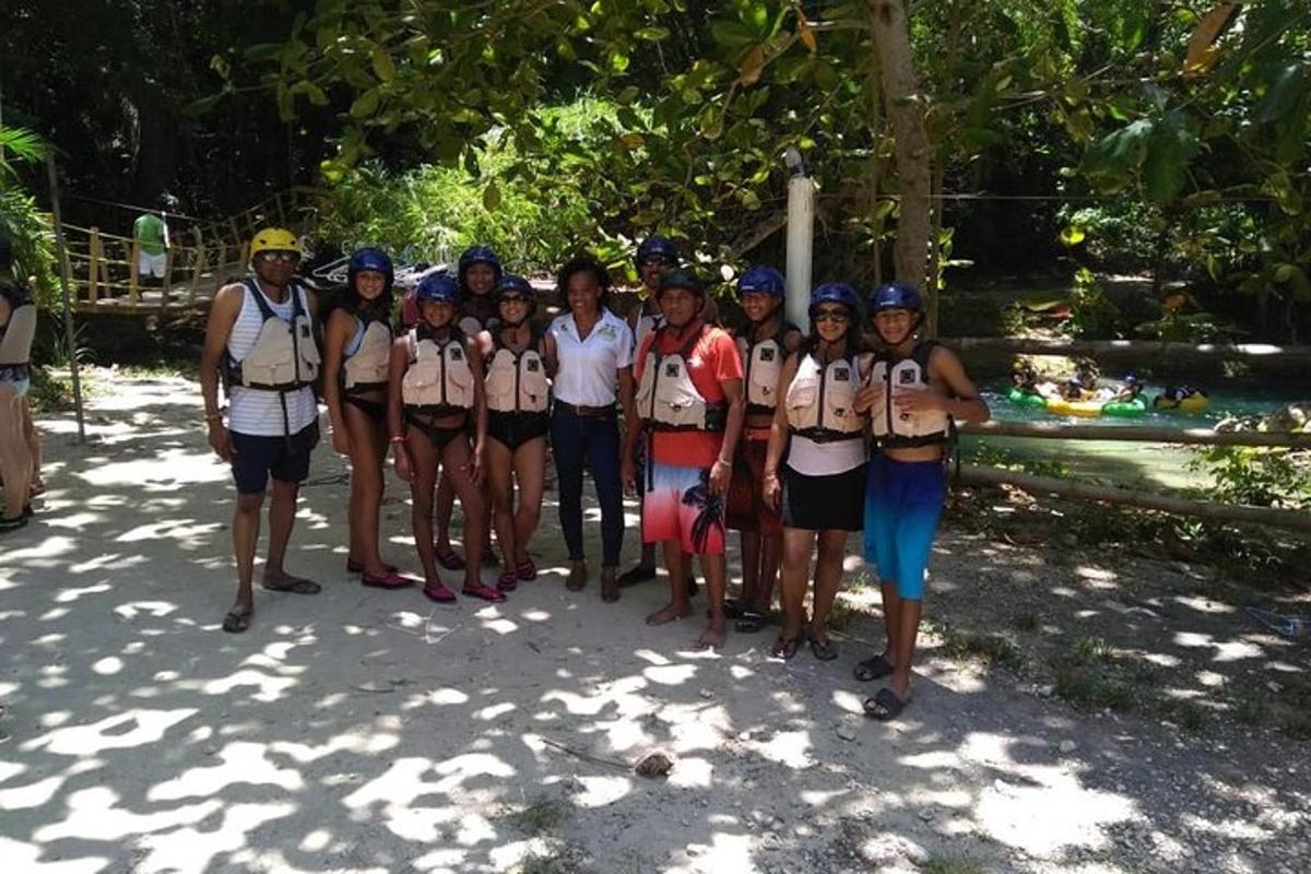 a group of people are posing for a picture