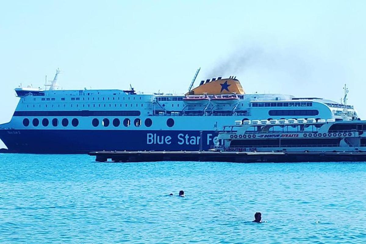 a large cruise ship sitting in the water