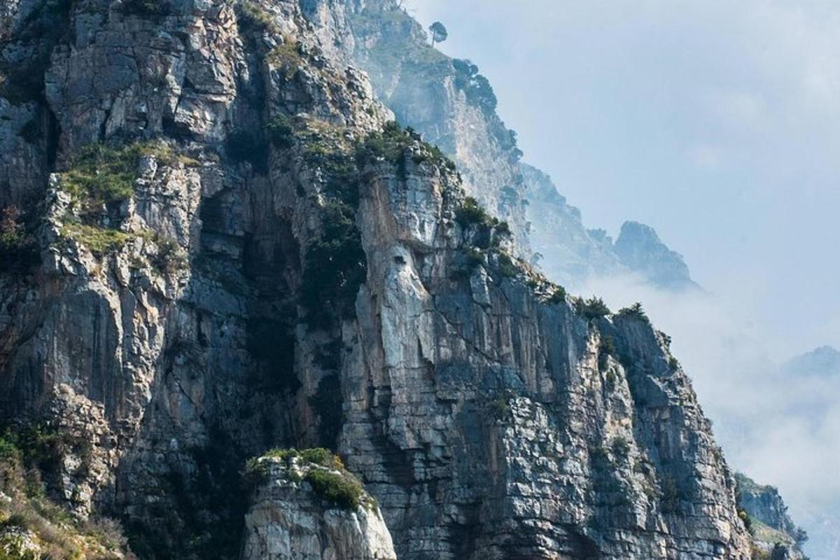 a mountain with a face on the side of it