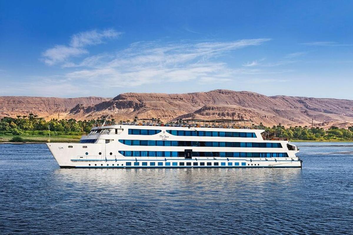 a large cruise ship in the middle of the water