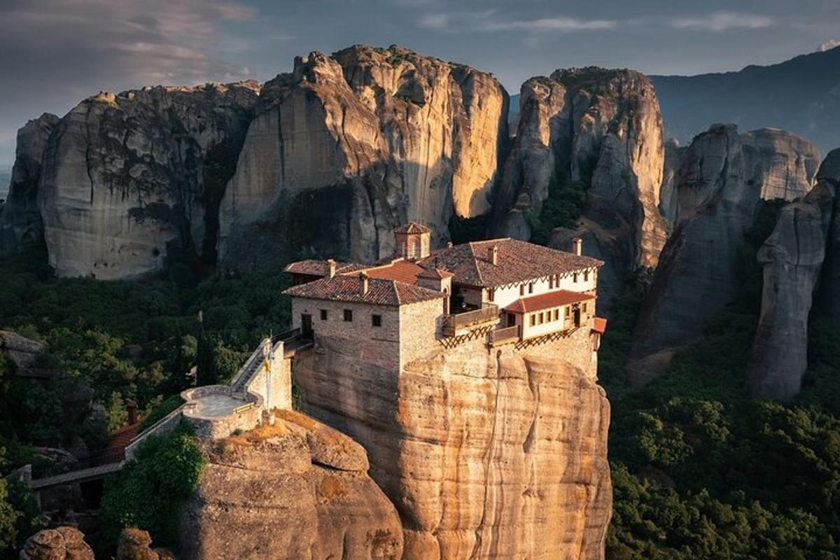 a building on the side of a mountain