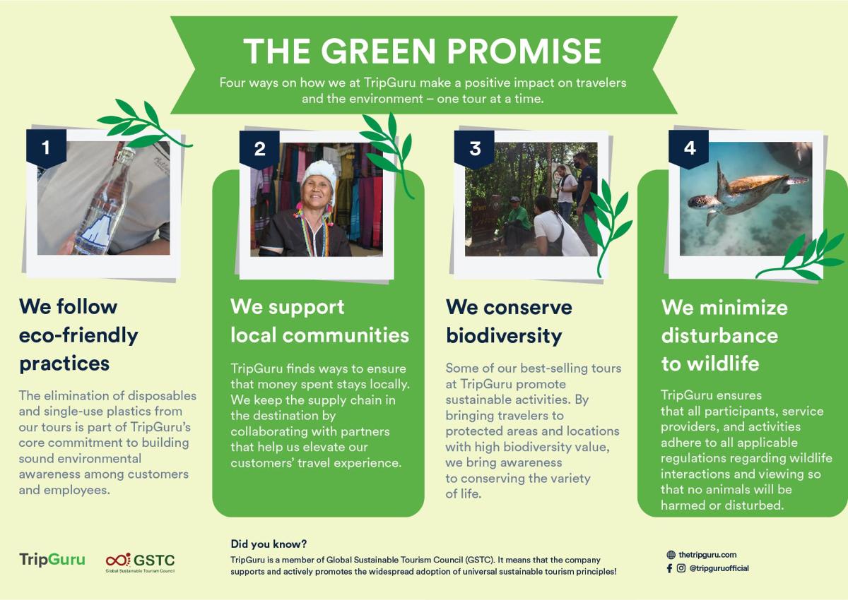 een brochure voor de groene belofte
