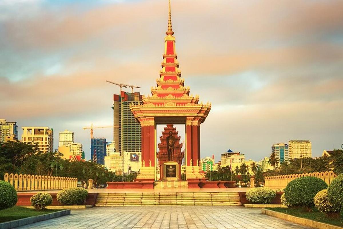 şehrin ortasında bir pagoda