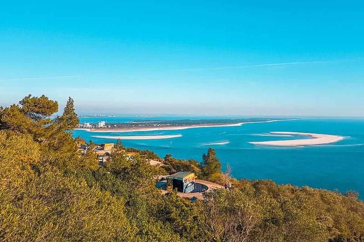 pemandangan udara pantai dan lautan