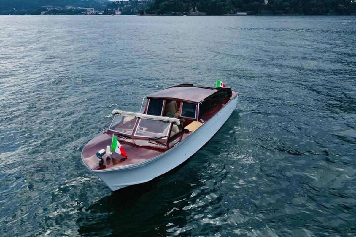 a small boat on a large body of water