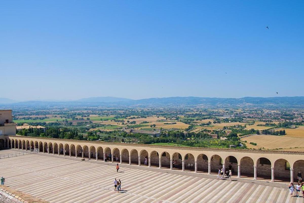 a view from the top of a building