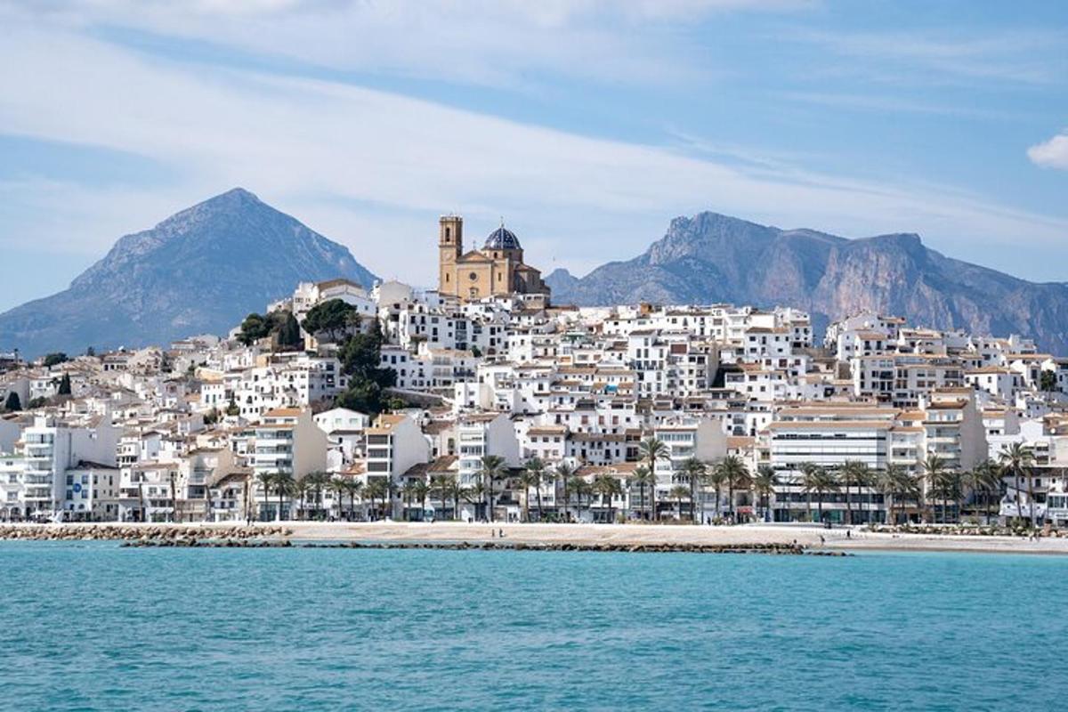 a view of a city from the water