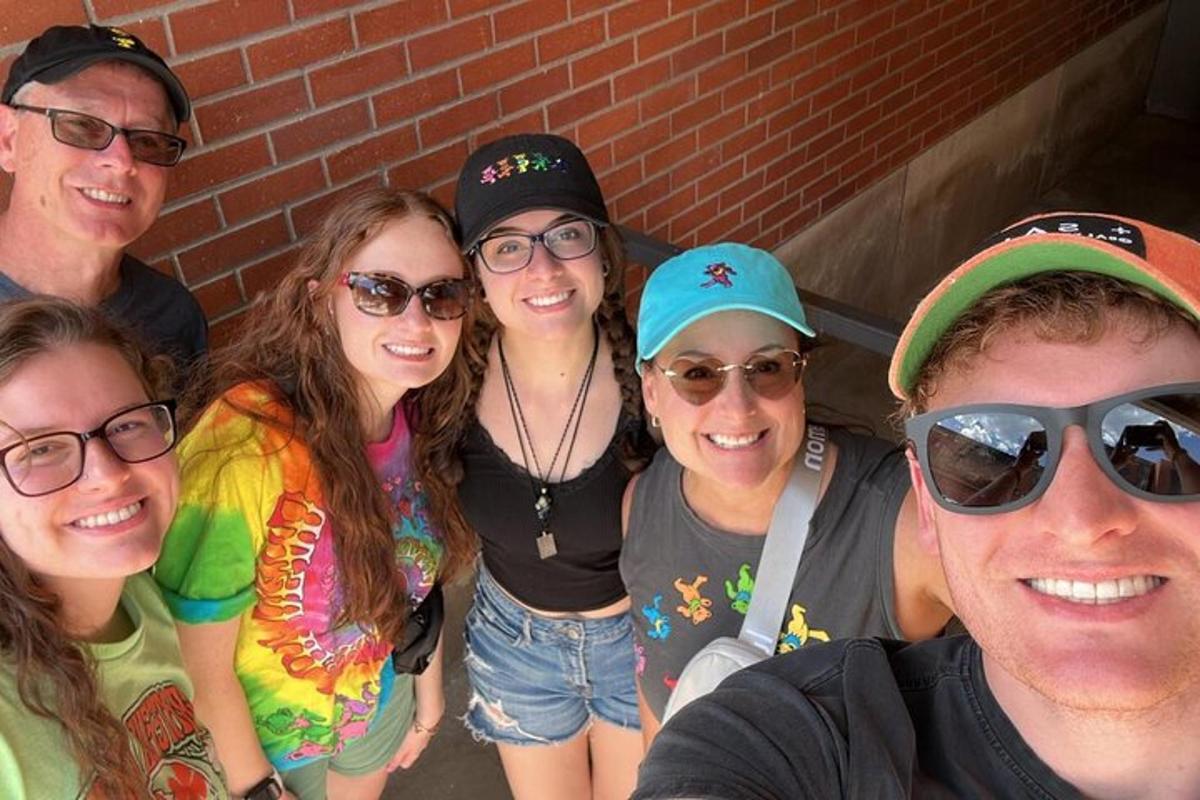 a group of people posing for a picture