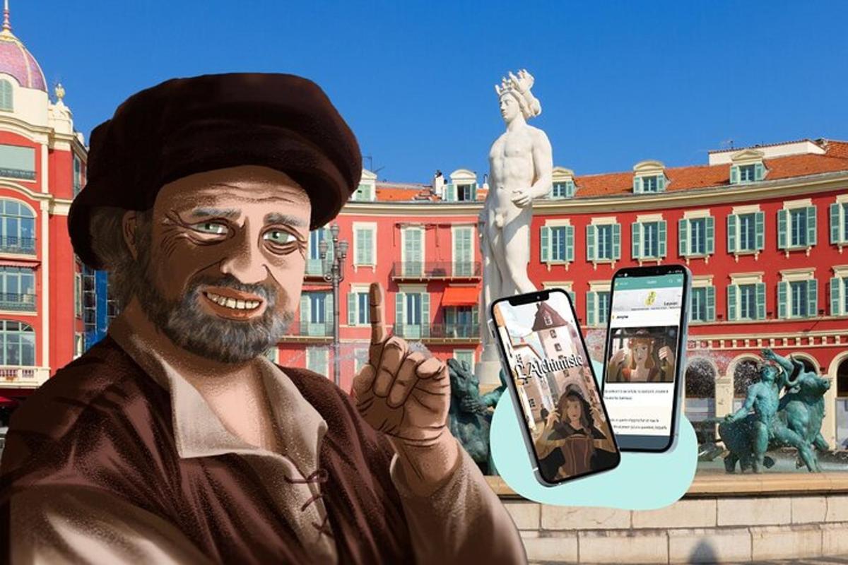 maal mehest, kes hoiab käes mobiiltelefoni