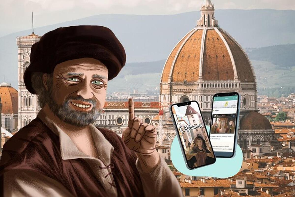 en statue af en mand, der holder en mobiltelefon