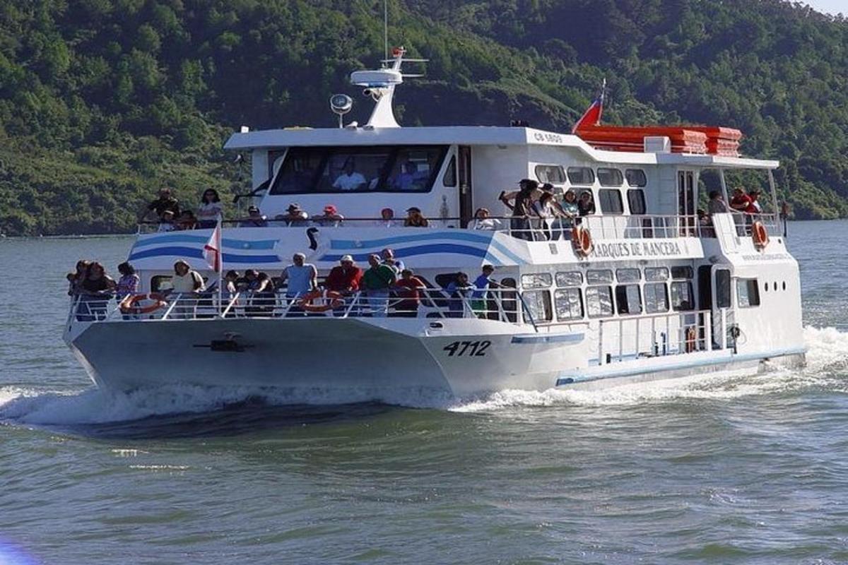 a boat full of people on the water