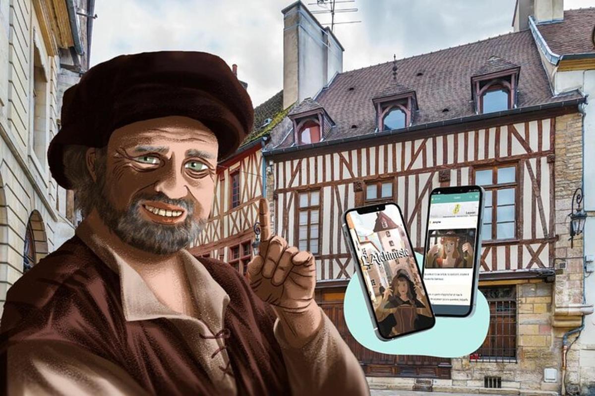 socha muže držícího mobilní telefon